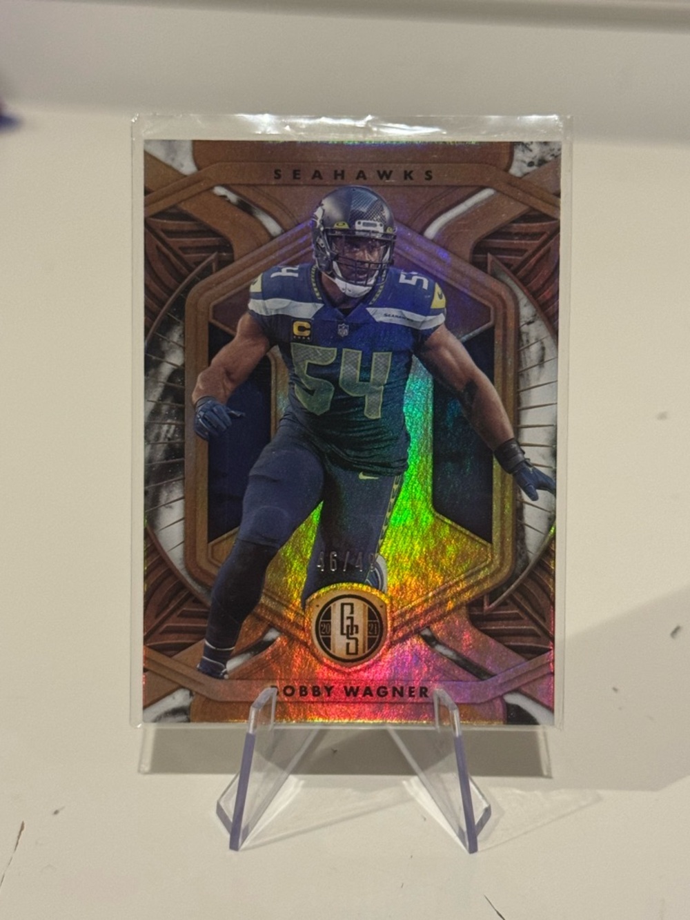 🔥 2021 Bobby Wagner /49 Panini Gold Standard Gold Strike Card